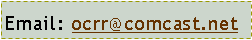 Text Box: Email: ocrr@comcast.net